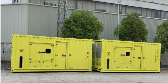 Container Type 1000kw Diesel Generator Water Cooled 50Hz