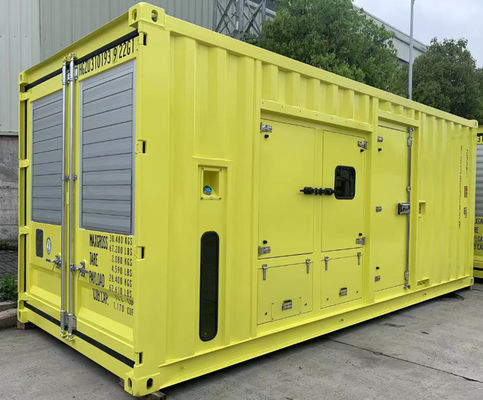 Container Type 1000kw Diesel Generator Water Cooled 50Hz